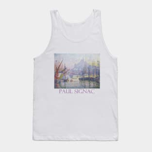 The Port of Marseille by Paul Signac Tank Top